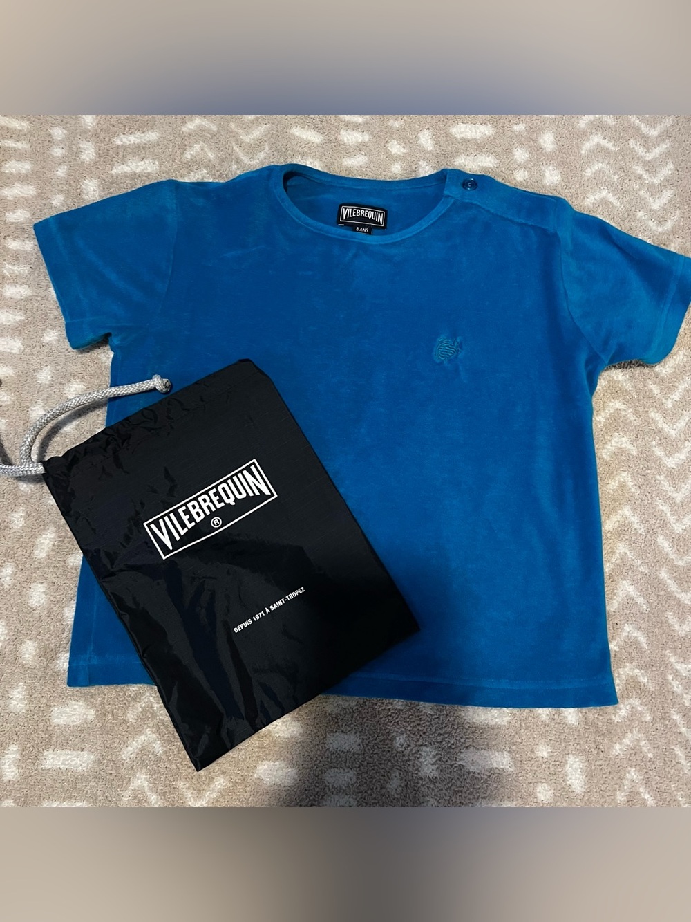 Vilebrequin Blue Kids Terry cloth Shirt